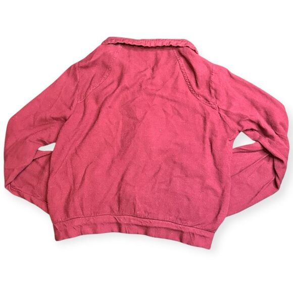 LA HEARTS Women’s Red Long Sleeve Zip Front Bomber Jacket Size Large - Picture 2 of 5